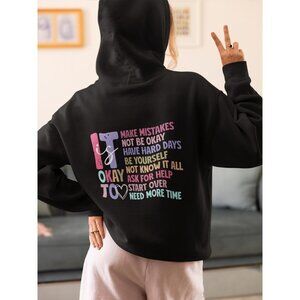 Inspirational Hoodie, Positive Affirmation Hoodie, Mental Health Support Hoodie